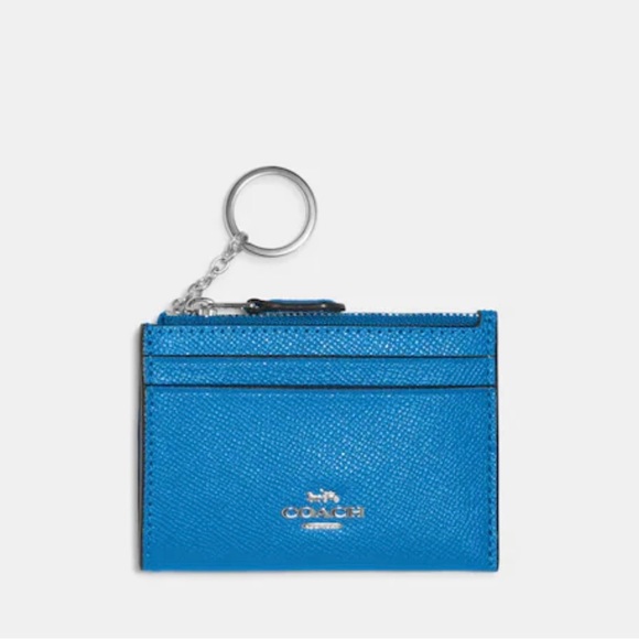 Coach Mini Skinny Id Case - Colour: Racer Blue - Brand New - Picture 1 of 2